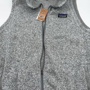 Patagonia Heather Gray Zip Vest